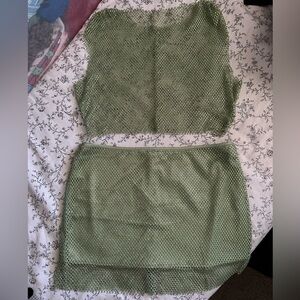 Green two piece set